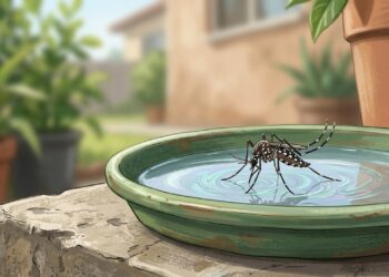 El dengue no se contagia directamente: el mosquito Aedes aegypti transmite el virus.