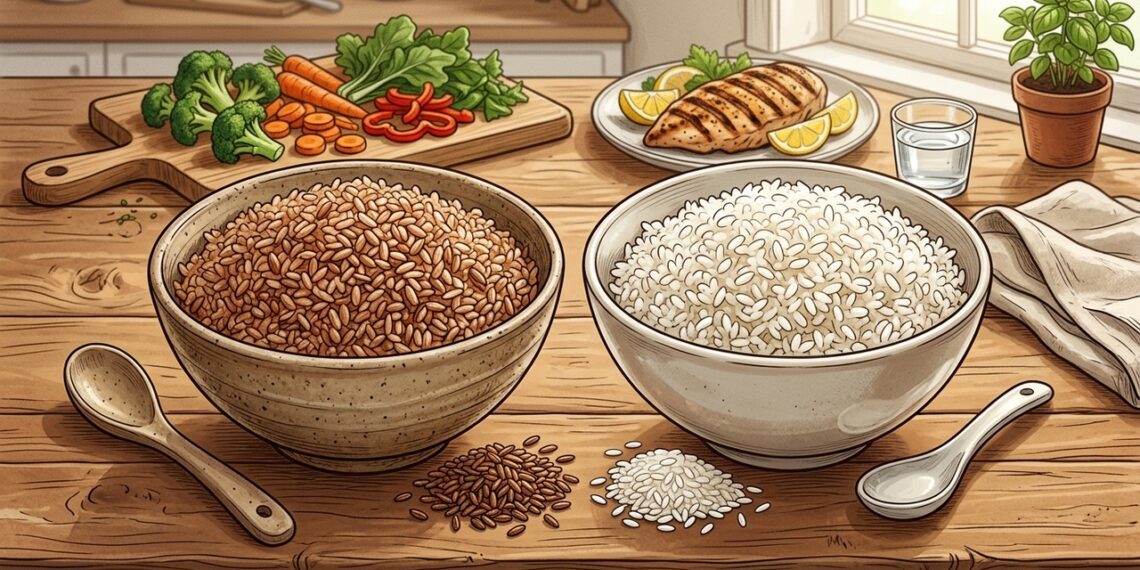 Arroz y diabetes ¿es mejor el integral o el blanco?