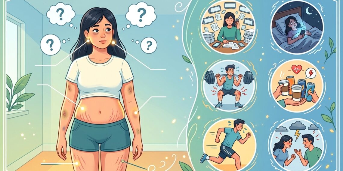 La hinchazón persistente en las piernas puede acompañar a alteraciones hormonales sostenidas
