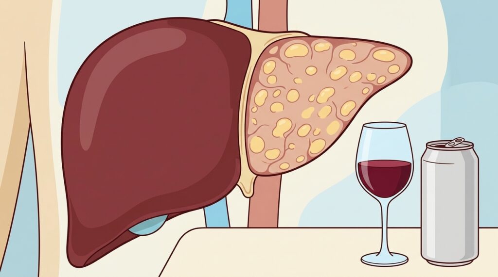 Con cuántas cervezas o copas de vino tengo mayor posibilidad de desarrollar hígado graso: diferencias entre hombres y mujeres