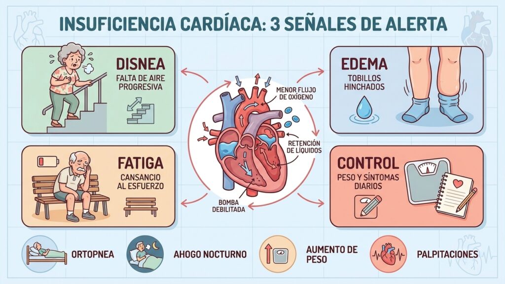 Cuatro pilares para reconocer, controlar y vigilar las principales señales cardíacas.