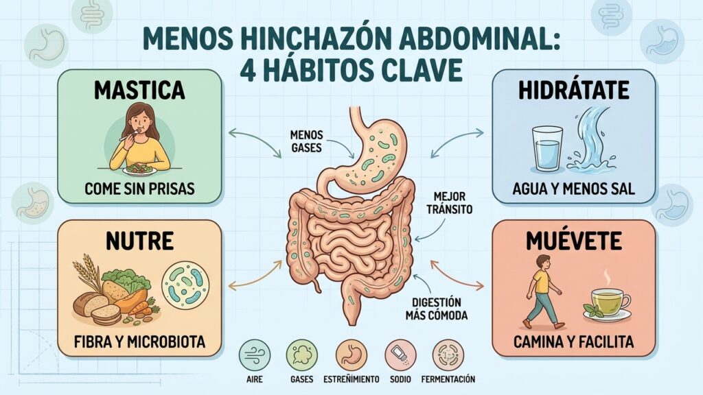 Estos hábitos comunes pueden estar causando tu hinchazón