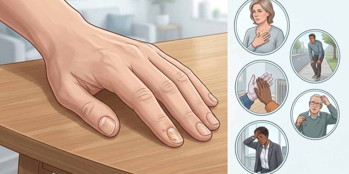 Las uñas pueden cambiar por muchas causas y no diagnostican por sí solas colesterol alto.