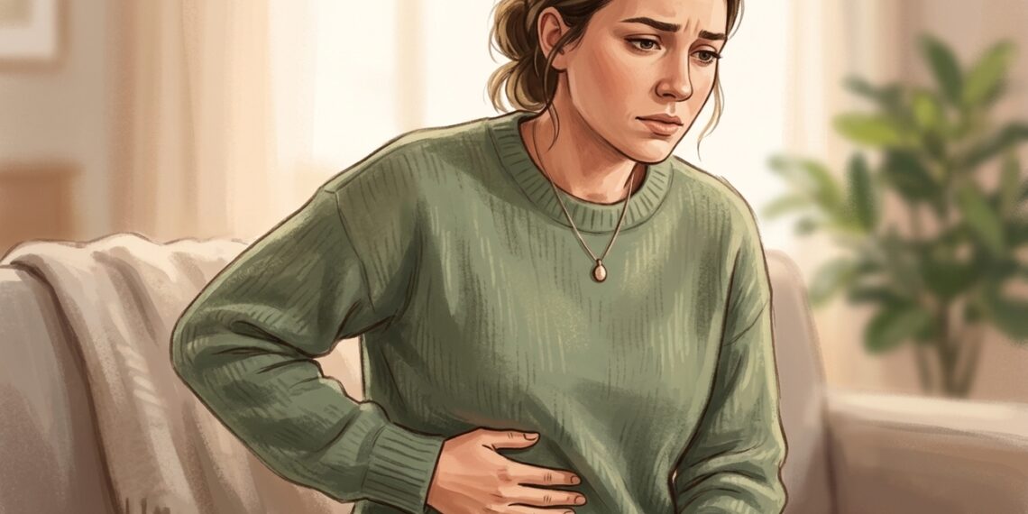 El dolor abdominal derecho puede relacionarse con el apéndice, la vesícula, el riñón o el ovario.