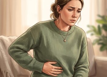 El dolor abdominal derecho puede relacionarse con el apéndice, la vesícula, el riñón o el ovario.