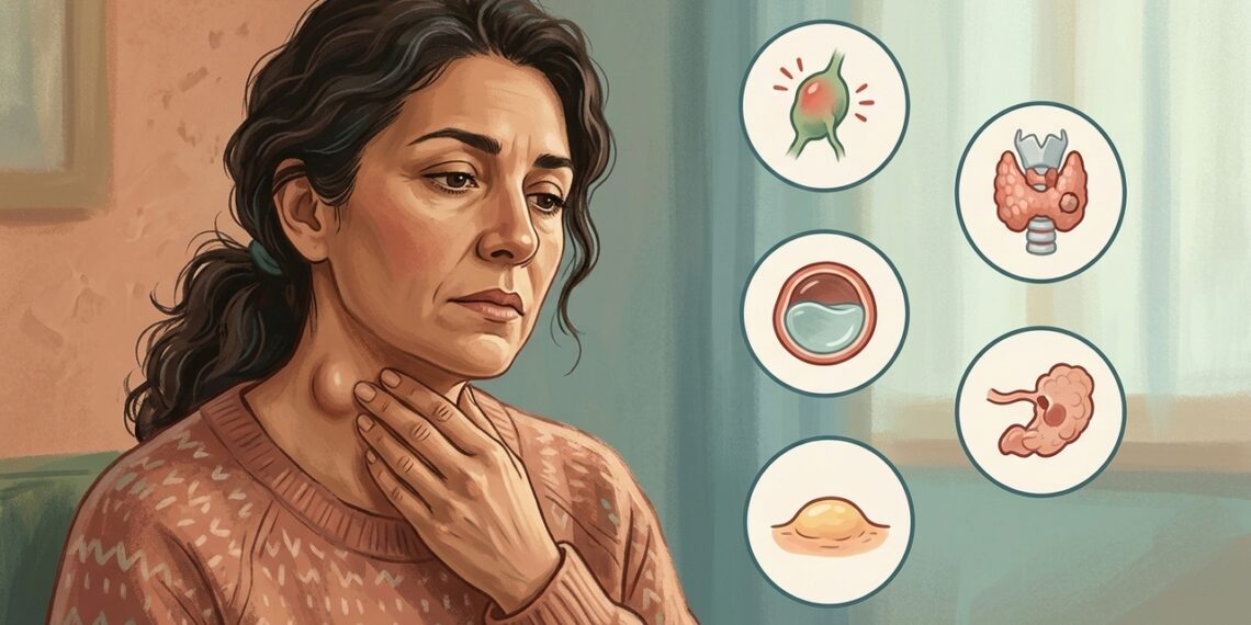 Un bulto en el cuello puede ser benigno, pero su evolución orienta la evaluación.