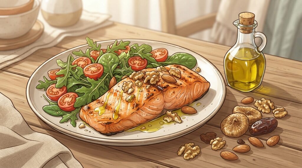 Pescado, aceite de oliva y frutos secos por qué tu corazón lo agradece cuando los consumes