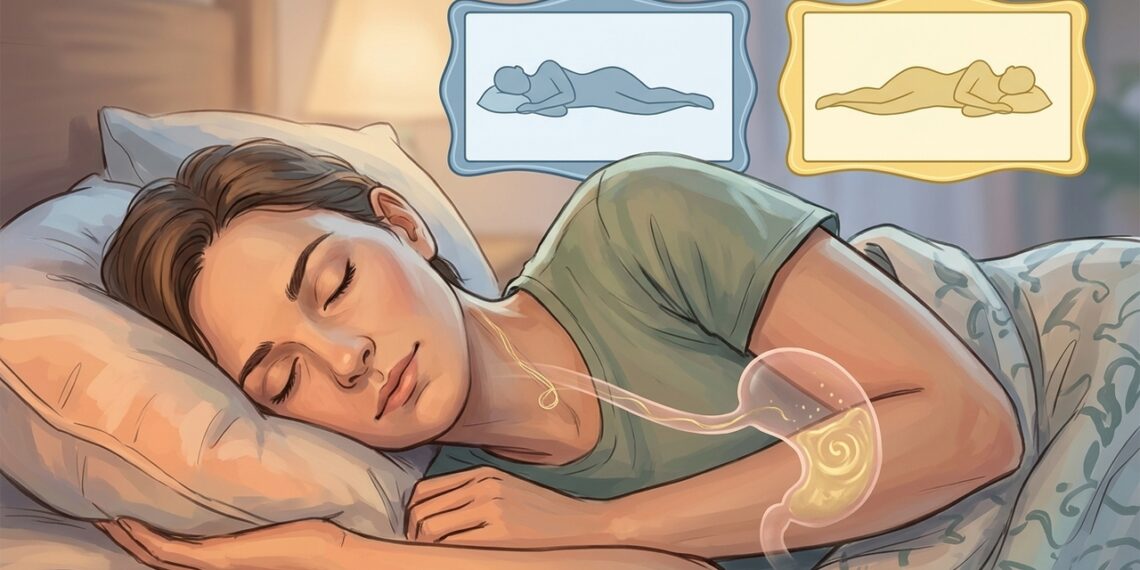Dormir sobre el lado izquierdo puede reducir significativamente el reflujo gastroesofágico nocturno.