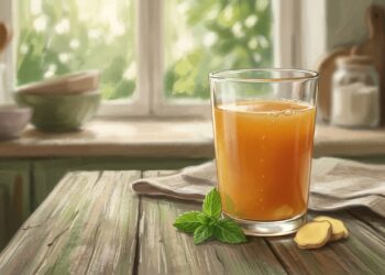 Mandarina, zanahoria y jengibre combinan nutrientes y compuestos bioactivos en un solo vaso.
