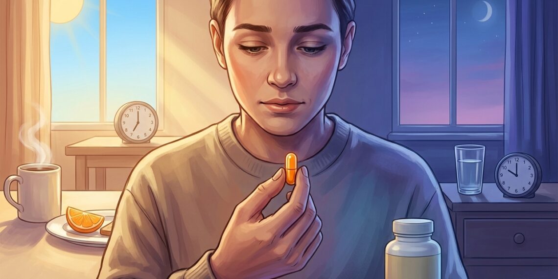 La vitamina C puede tomarse mañana o noche; la regularidad importa más que el horario.