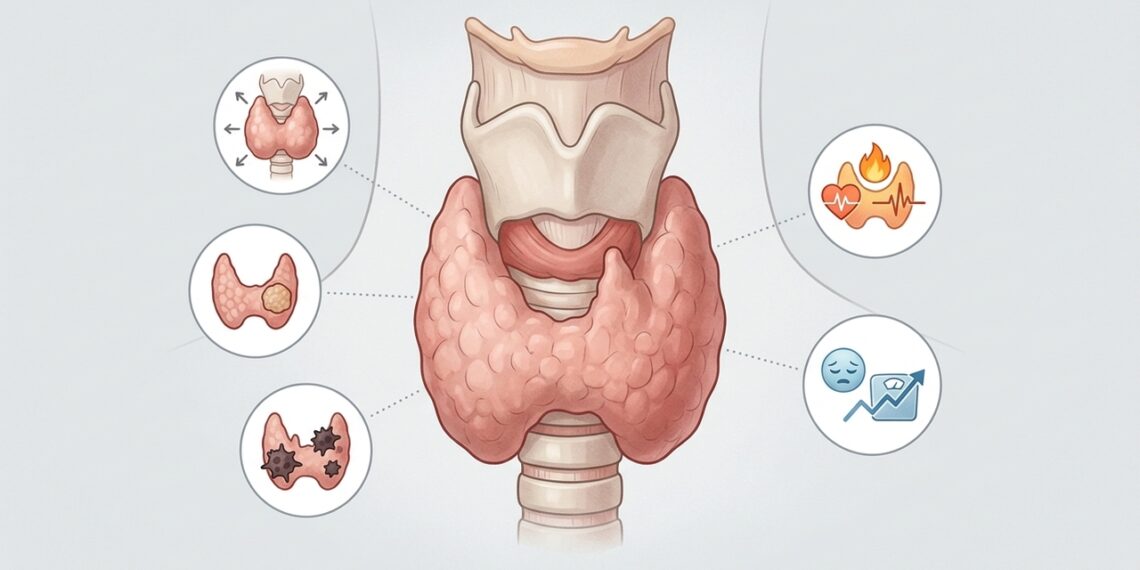 La analítica tiroidea ayuda a estudiar alteraciones hormonales relacionadas con cansancio y cambios físicos.