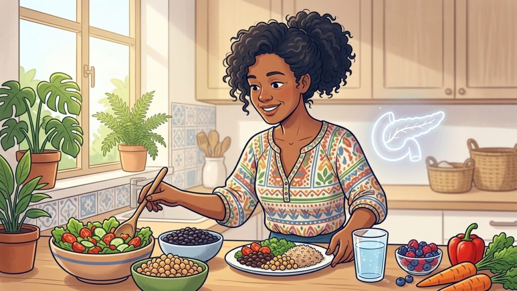 Los alimentos vegetales pueden ayudar a mejorar la sensibilidad de las células a la insulina.