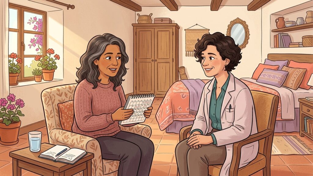 La menopausia suele diagnosticarse por edad, síntomas y ausencia menstrual, no por una sola hormona.