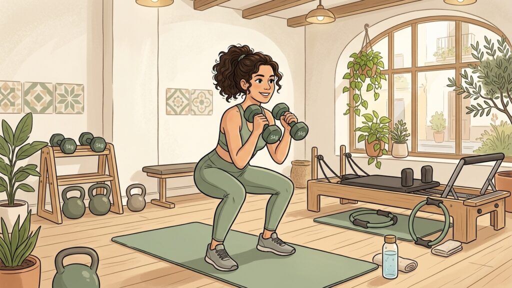 Pilates y fuerza se complementan para mejorar músculo, movilidad, estabilidad y postura.