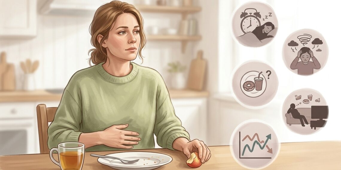 El hambre constante puede tener causas hormonales, metabólicas, emocionales y relacionadas con el sueño.
