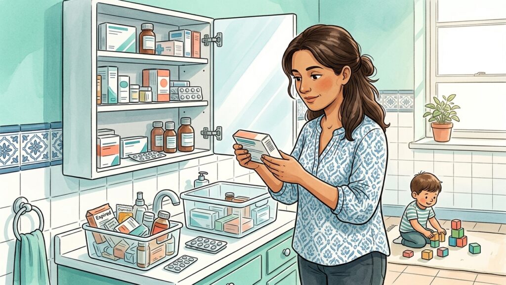 Revisar el botiquín familiar ayuda a evitar medicamentos caducados, deteriorados o mal almacenados.
