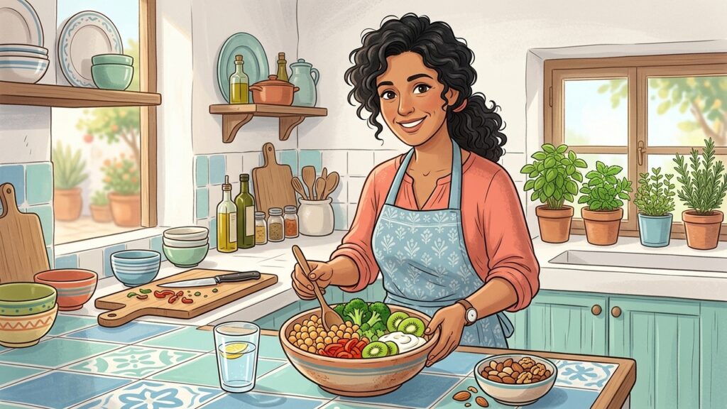 Una alimentación variada aporta nutrientes esenciales para mantener una respuesta inmunitaria saludable.