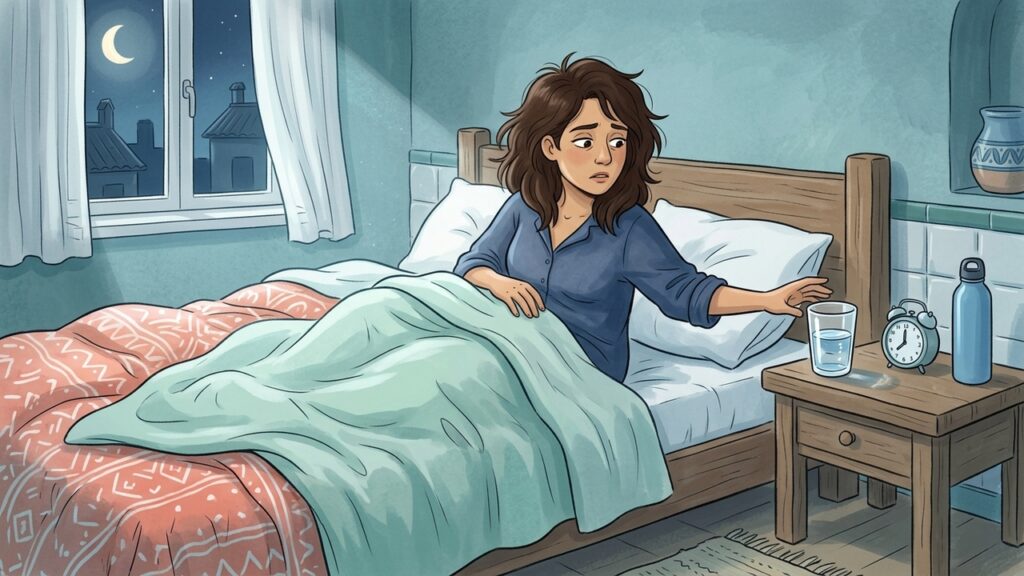 La sed nocturna suele ser leve, pero persistente puede requerir evaluación médica.
