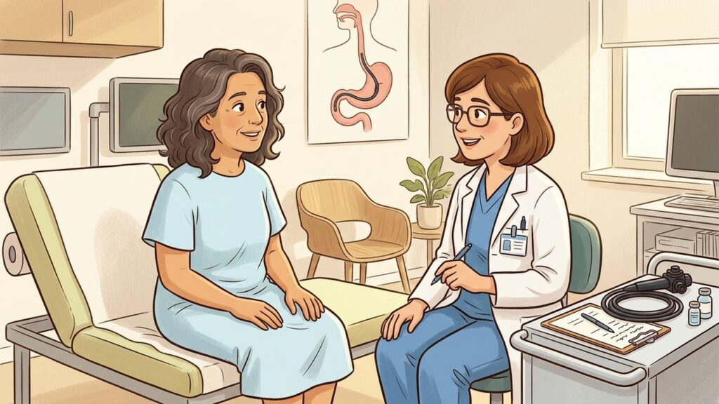 La gastroscopia permite investigar síntomas digestivos persistentes y visualizar directamente el aparato digestivo superior.
