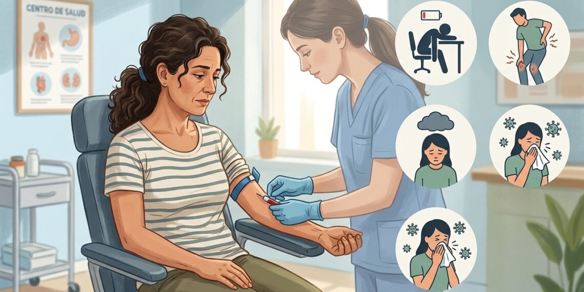 Hormigueo y pérdida de equilibrio pueden ser señales tempranas de déficit de vitamina B12.