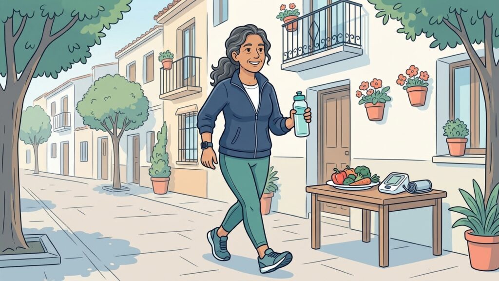 Caminar, comer mejor y dormir bien pueden ayudar a controlar la presión arterial.