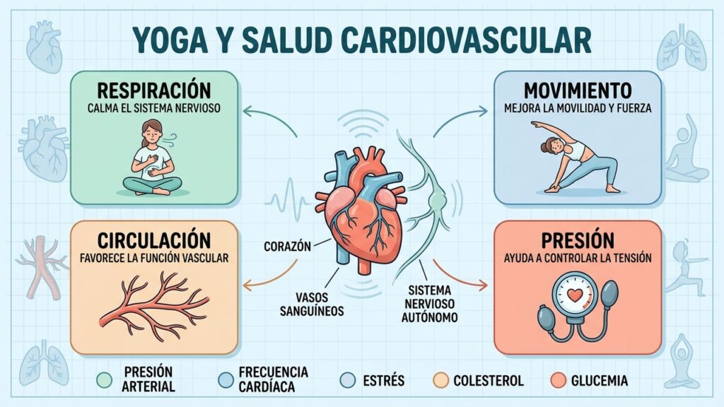 Tu corazón puede agradecerte estos minutos de yoga