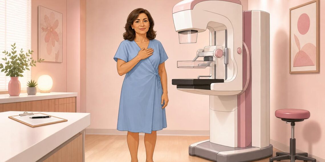 La mamografía forma parte del cribado del cáncer de mama desde los 40.
