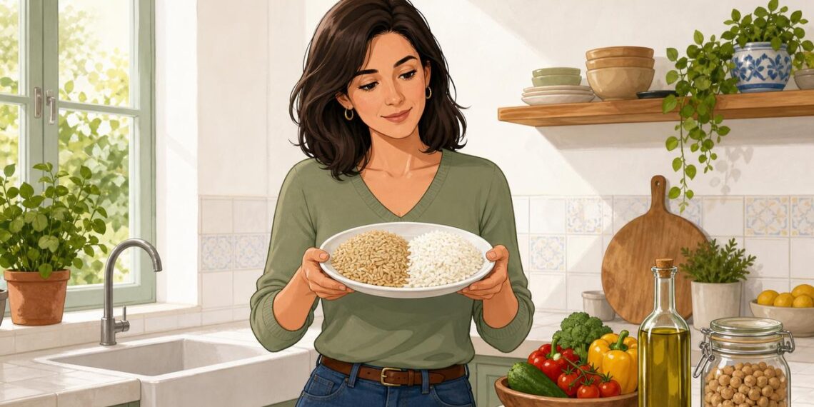 Arroz integral y blanco no impactan igual en la glucosa sanguínea.