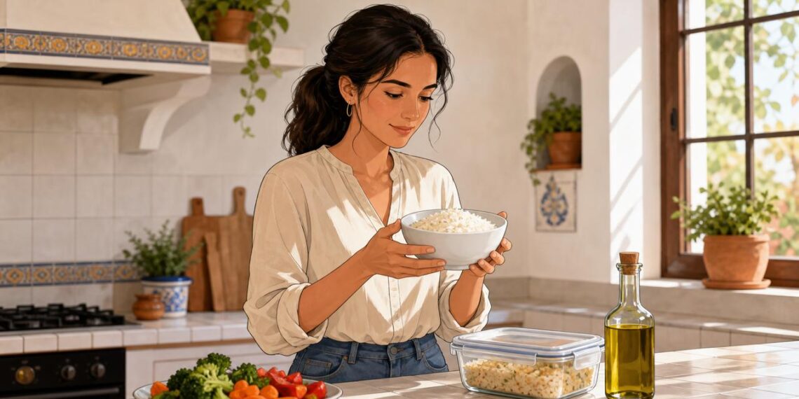El arroz recalentado puede modificar la respuesta glucémica según su preparación.