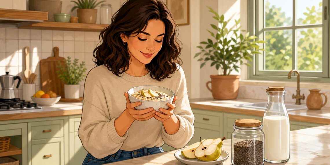 La avena en el desayuno ayuda a mejorar saciedad, colesterol y glucemia.