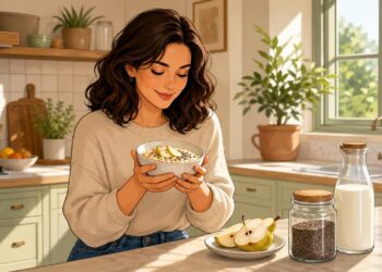 La avena en el desayuno ayuda a mejorar saciedad, colesterol y glucemia.