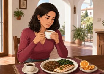 Café y té pueden influir en el hierro según cantidad y horario.