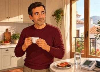 El horario y la cantidad de café influyen en la presión arterial.