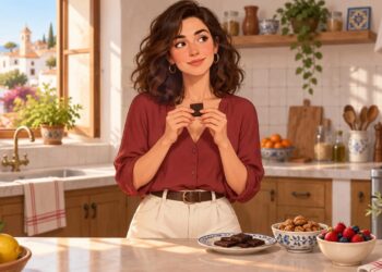 El chocolate negro puede encajar en una dieta orientada a cuidar la tensión.