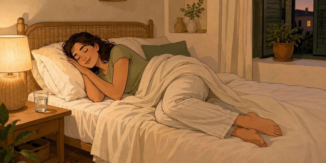 Dormir sobre el lado izquierdo puede aliviar el reflujo nocturno.