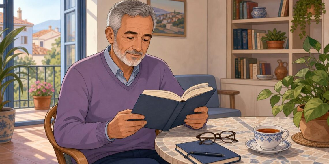 La lectura diaria ayuda a mantener la mente activa tras la jubilación.