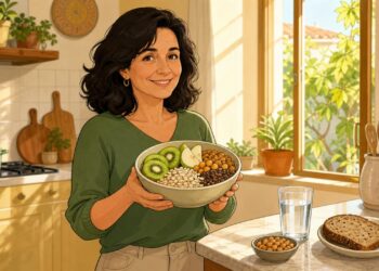 Fibra, agua y alimentos vegetales favorecen un tránsito intestinal más regular.