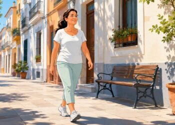 Caminar a diario ayuda a aliviar la pesadez y activar la circulación.