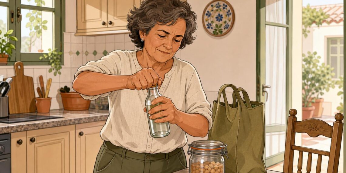 La pérdida de fuerza al sujetar objetos puede alertar de sarcopenia.