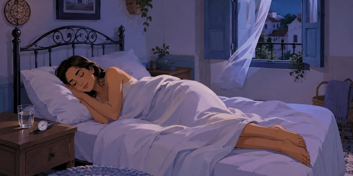 Dormir en un dormitorio fresco favorece un sueño continuo y reparador.