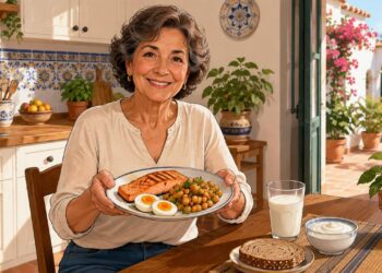La proteína diaria ayuda a preservar fuerza y masa muscular después de los 60.