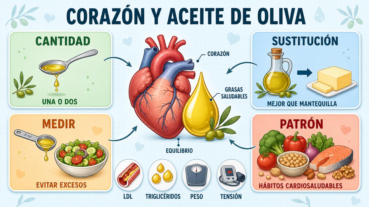 Cantidad, sustitución, medida y patrón global para proteger mejor el corazón.