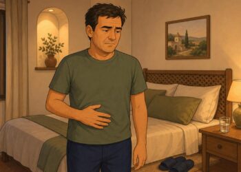 Esperar antes de acostarse puede reducir el reflujo y el ardor nocturno.