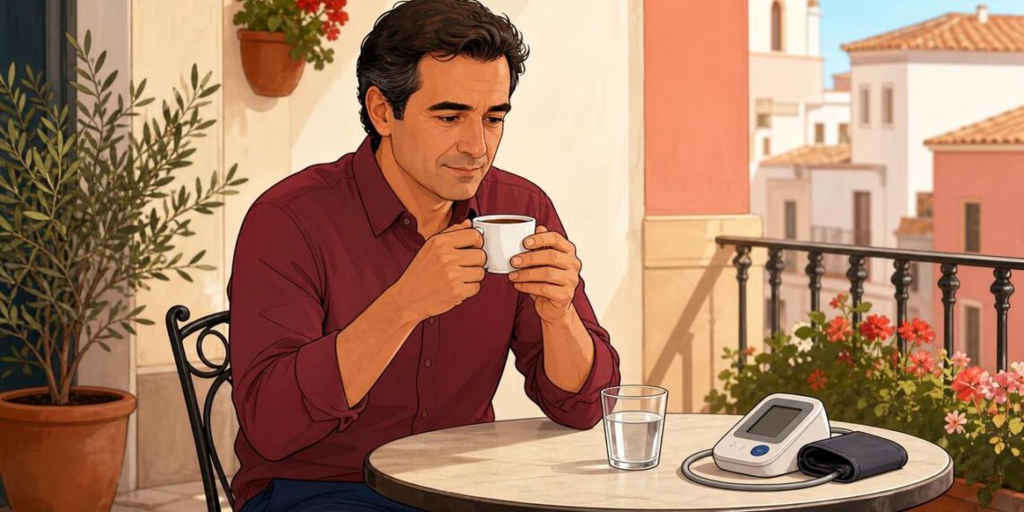El café diario puede influir en la tensión y el ritmo cardíaco.