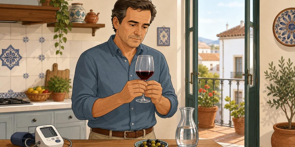 El consumo de alcohol influye en el hígado y la tensión arterial.
