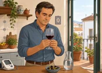 El consumo de alcohol influye en el hígado y la tensión arterial.