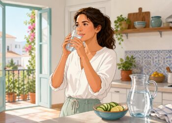 Beber más agua puede aliviar la sed y mejorar antes la hidratación.