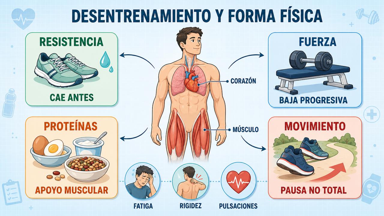 Resistencia, fuerza, proteínas y movimiento ayudan a frenar la pérdida física.