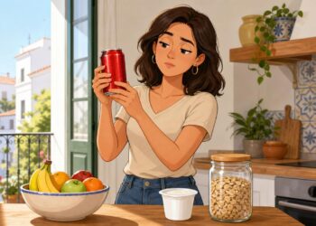 El azúcar añadido se acumula rápido en bebidas y productos cotidianos.