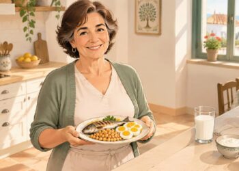 La proteína diaria ayuda a preservar músculo y fuerza después de los 60.